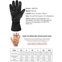 Gants de moto imperméables et coupe-vent pour hommes et femmes, compatibles avec les écrans tactiles, pour la conduite hivernale et le motocross
