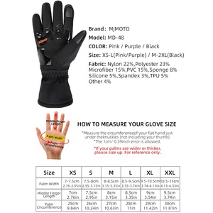 Gants de <span class=keywords><strong>moto</strong></span> imperméables et coupe-vent pour hommes et femmes, compatibles avec les écrans tactiles, pour la conduite hivernale et le motocross - Product Image 3