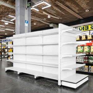 Expositor Metálico Dupla Face Reforçado para Doces e Lanches para Prateleiras de Supermercados e Plazas Comerciais - Product Image 1