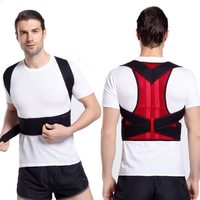 Ceinture de Correction Posturale Ajustable en Polyester Doux pour le Haut du Dos, Soutien de la Colonne Vertébrale, Soulagement des Douleurs aux Épaules pour la Maison, la Salle de Sport et le Sport