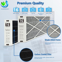 Filtre à air haute capacité MERV 16 20x25x5, remplacement pour purificateur d'air Lennox X6675 HCF20-16 |   Système de chauffage et de climatisation domestique