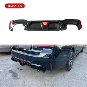 Car accessories for BMW G30 16-23 2023 1:1 mold rear bumper rear diffuser with light