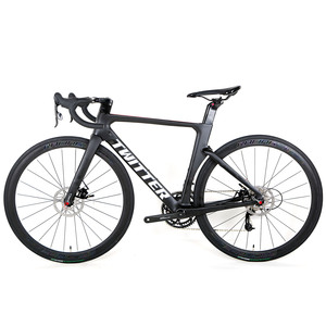 Bicicleta de Carretera <span class=keywords><strong>Twitter</strong></span> <span class=keywords><strong>R3</strong></span> con Cuadro de Fibra de Carbono Aero, 24 Velocidades, Cuadro de Carreras, Freno de Disco Hidráulico, Bicicleta de Carbono - Product Image 3