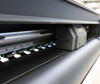 Printer Inkjet UV LED Format Lebar Skycolor H1-UV RTR 1.8m Tinta Putih 6 Kaki