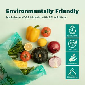 ถุงช้อปปิ้งพลาสติกย่อยสลายได้แบบมีหูหิ้ว ยี่ห้อ Count Eco แบบใช้ซ้ำได้ จำนวนมาก - Product Image 6