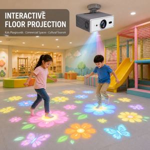 Sol interactif tout-en-un à projection intérieure/extérieure en matériau PC pour cartographie de parcs d'attractions - Product Image 6