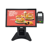 Kiosco de Autoservicio con Pantalla Táctil de 21.5 Pulgadas para Pedidos y Pagos, con Impresora, Cámara y Escáner, para Restaurantes y Tiendas Minoristas