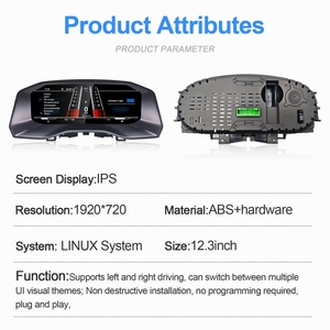 Navihua OEM Linux Digital Cluster <b>for</b> VW Amarok 2017-2020 LCD Instrument Panel Wireless Carplay <b>Speedometer</b> Digital Dashboard - Product Image 6