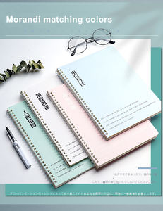 Benutzer definierte Double Metal Spiral ECO Friendly Book Coil Notizbuch mit Papiers tift und Haft notizen für Promotion Gift Office - Product Image 3