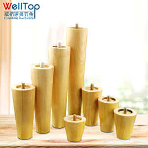 WELLTOP कस्टम फर्नीचर सामान लकड़ी के पैर सोफे पैर ठोस लकड़ी बिस्तर पैर VT-17.010 - Product Image 4