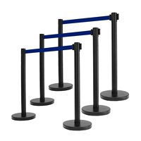 Barrière de ceinture rétractable de contrôle des files d'attente pour aéroport