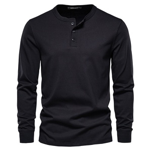 Vente <span class=keywords><strong>en</strong></span> gros de polos <span class=keywords><strong>en</strong></span> coton populaire pour hommes, vêtements de sport <span class=keywords><strong>en</strong></span> jersey long avec logo brodé tendance, vêtements pour hommes à motif solide - Product Image 3
