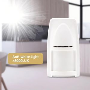 كاشف حركة لاسلكي بالأشعة تحت الحمراء PE-81R مضاد للحيوانات الأليفة، مصنوع من مادة ABS، يعمل بتردد 433 ميجاهرتز و868 ميجاهرتز، مدى 12 متر، 100 وحدة لنظام إنذار المنزل والأمن - Product Image 6