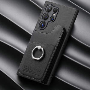 Funda de Teléfono Tipo Cartera de Cuero PU con Ranuras para Tarjetas, Lista para Enviar, para <span class=keywords><strong>Samsung</strong></span> S24 ULTRA S25 FE S21 A55 A16, a Prueba de Golpes - Product Image 1