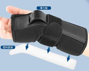 Protectores de muñeca de nailon transpirable multideportivos, cierre de bucle de gancho, Monopatín/Snowboard, absorción de golpes, soporte médico antiimpacto - Product Image 5