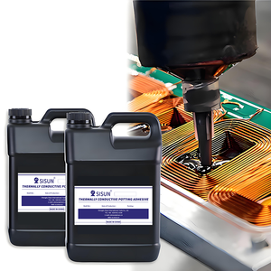Resina Epoxi Negra SISUN Dureza 1:1 - Autonivelante de Dos Componentes con Resistencia al Amarilleamiento para el Encapsulado de Componentes Electrónicos - Product Image 1