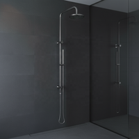 Ensemble de colonne de douche Sembowell finition bronze, système de colonne de douche moderne en acier inoxydable 304 pour salle de bain