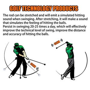 Accessoire d'entraînement de <span class=keywords><strong>golf</strong></span> télescopique rétractable de qualité supérieure pour l'échauffement et la pratique du swing, idéal pour les golfeurs débutants (vente en gros) - Product Image 3