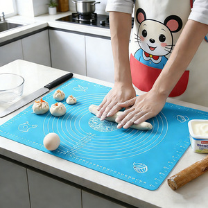 Wholesale <b>large</b>-sized thickened silicone baking <b>mat</b> with graduations, high-temperature resistant and heat-insulating <b>mat</b>, - Product Image 1