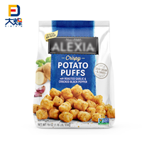 Sac d'emballage personnalisé pour aliments surgelés, impression en héliogravure, 1 kg, pour frites surgelées, emballage alimentaire pour aliments surgelés