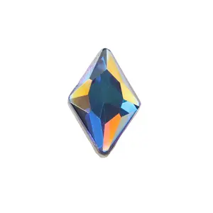Guide edge flat bottom series diamond cut K9 Glass Crystal nail art Pointback Rhinestones For Pendant Making Loose Rhinestones