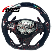 Volant en fibre de carbone forgé avec LED Rpm pour BMW E60 E61 E62 E63 E64 E88 E90 E92 E91 E93 X3 M3 330i 330d 335i 318i M3