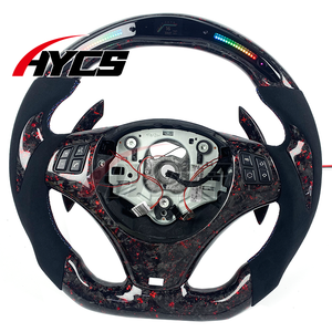 Volante LED Rpm de Fibra de Carbono Forjado para <span class=keywords><strong>BMW</strong></span> E60 E61 E62 E63 E64 E88 E90 E92 <span class=keywords><strong>E91</strong></span> E93 X3 M3 330i <span class=keywords><strong>330d</strong></span> 335i 318i M3 - Product Image 4