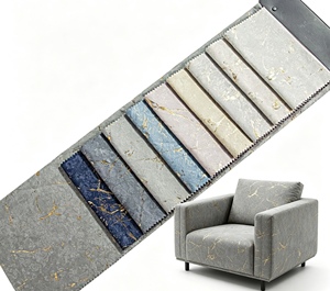 Nuova Collezione TengHui Textile: Velluto Olandese Garantito Resistente con Stampa Dorata Multicolore per Divani di Lusso - Product Image 1