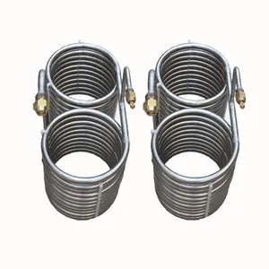 High Quality titanium coil evaporator industrial cooler cooling coil for refrigeration equipment