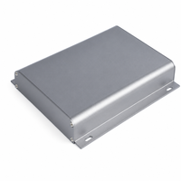 Boîtier en aluminium extrudé 144*28mm, boîte large et plate avec bride de montage, boîtier électronique pour projet
