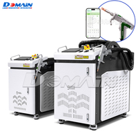 Soldadora Láser Portátil 5 en 1 de 1500W-3000W Refrigerada por Agua para Baterías de Litio y Acero Inoxidable