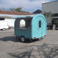 Camion de restauration mobile camion de restaurant commercial utilisant un chariot de cuisine avec roue
