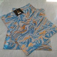 En gros, Foulard de tête Sego nigérian en dentelle africaine, coton et polyester, Gele de haute qualité, pour fêtes et mariages