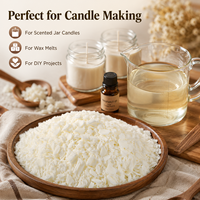 Cera de Soja Natural en Hojuelas, 100% Orgánica, 464, para Hacer Velas, Venta al Por Mayor
