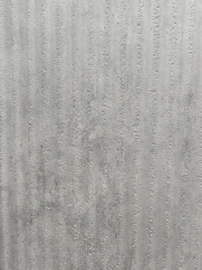 Revêtement mural flexible en porcelaine gris <span class=keywords><strong>ciment</strong></span> ondulé moderne MCM, carreaux cannelés rythmiques pour façade architecturale industrielle - Product Image 3