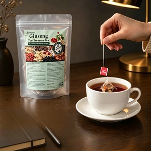 Tisana al Ginseng Shibao con 10 Ingredienti Botanici, Bustine di <span class=keywords><strong>Tè</strong></span> a Piramide, Sacchetto Richiudibile, Etichetta Privata OEM, Vendita all'Ingrosso - Product Image 6