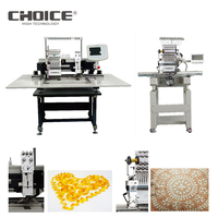 Machine à broder plate à tête unique professionnelle industrielle GC-C1201E + 1PD 500x400mm nouvelle Machine à broder à ruban informatisée