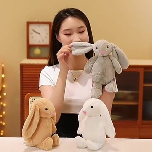 Peluche <span class=keywords><strong>Lapin</strong></span> Doux 30cm, Jouet en Peluche à Longues Oreilles, Vente en Gros, Plusieurs Couleurs, Peluches Kawaii pour Bébés, Cadeau d'Anniversaire pour Enfants - Product Image 2