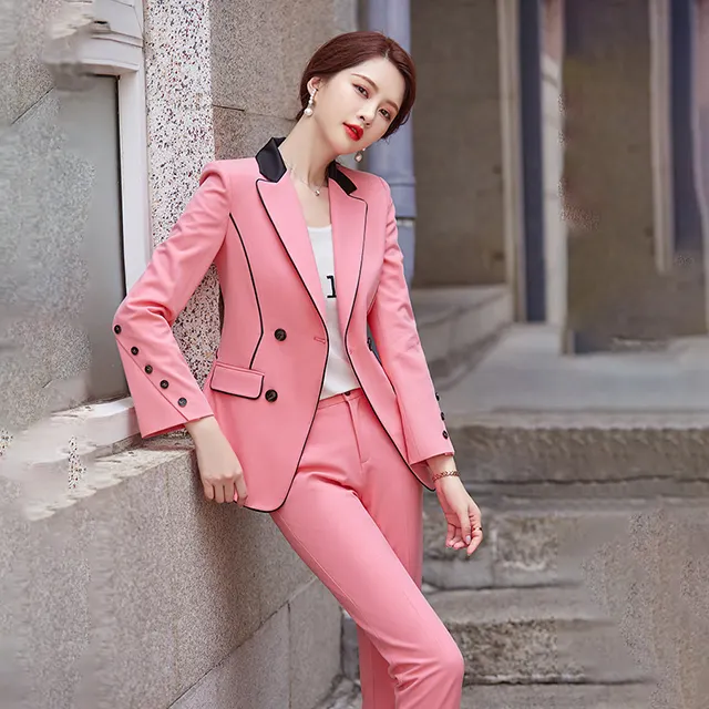 Professional Supplier Ladies Office Career Business Suits Office Formal Dress For Women