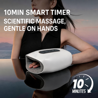 Masseur de mains sans fil électrique à compression avec chaleur et vibrations, tendance 2026, pour salons de bien-être professionnels (vente en gros)