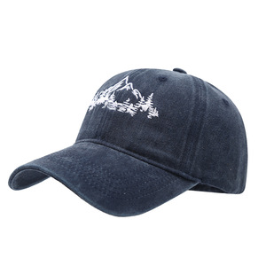Casquette de baseball vintage délavée unisexe de haute qualité pour Amazon broderie de forêt de montagne pour les sports de plein air Jungle Them - Product Image 5