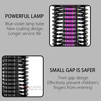 Lampe anti-moustiques LED portable Dayoung, tue-insectes électrique rechargeable par USB pour l'intérieur, idéale pour l'été