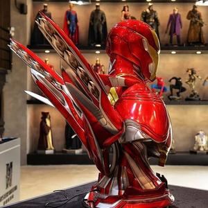 Busto <span class=keywords><strong>de</strong></span> superhéroe <span class=keywords><strong>de</strong></span> la serie <span class=keywords><strong>Marvel</strong></span> Iron Man, busto <span class=keywords><strong>de</strong></span> tamaño real, escala <span class=keywords><strong>Marvel</strong></span> 1/1, Iron Man Mark 50, busto, escultura artesanal <span class=keywords><strong>de</strong></span> resina - Product Image 5