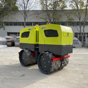 โรลเลอร์ยางมะตอย1.8ตันเครื่องสั่นสองดรัม330กก. 1ตันโรดเลอร์โร้ด - Product Image 2