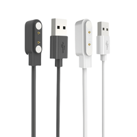Câble de charge magnétique USB pour montre connectée enfant, 2 broches 2,84 mm/4 mm, 7,62 mm/4 broches 7,62 mm