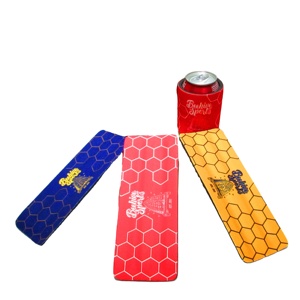 Custom Sublimation 5mm Neoprene Slap Wrap Coozies Slap Beer Can Cooler Coolies Backpack with Full Printing - Product Image 6