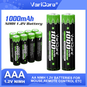 Varicore AAA <span class=keywords><strong>NiMH</strong></span> 1.2V 1000mAh batteria ricaricabile per giocattoli torce elettriche luci solari veicoli elettrici MSDS - Product Image 4