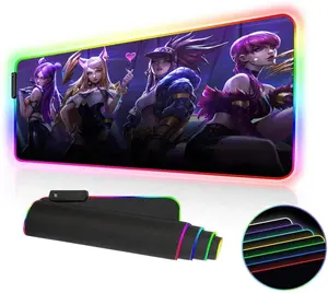 RGB Gaming Mouse Pad laptop Computer accessories techtok gaming pc set up LED pad