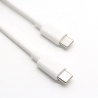 PD Cable USB de carga rápida Cable de cargador macho a macho tipo C para teléfono móvil
