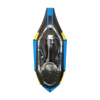 2025 ligero Pvc inflable plegable Whitewater Tpu Tizip Pack Balsa Packraft